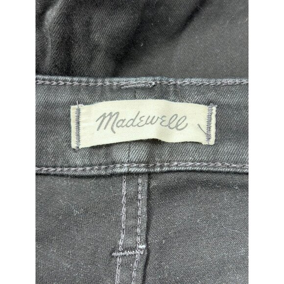 Madewell Curvy High-Rise Skinny Jeans Black Denim Size 29T - Picture 12 of 15